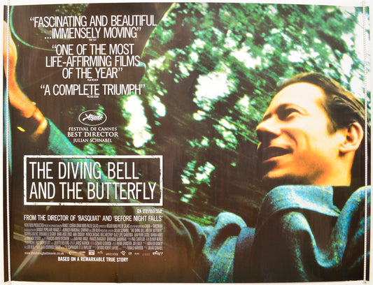 The Diving Bell And The Butterfly  Original British Quad Poster - Film Poster - Movie Poster 