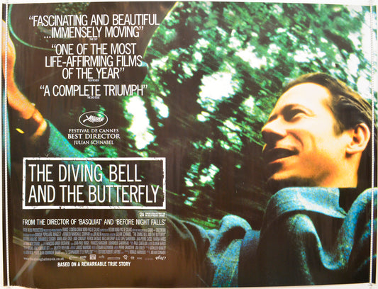 The Diving Bell And The Butterfly  Original British Quad Poster - Film Poster - Movie Poster 