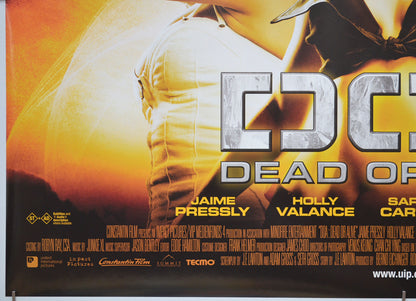 DOA - DEAD OR ALIVE (Bottom Left) Cinema Quad Movie Poster 