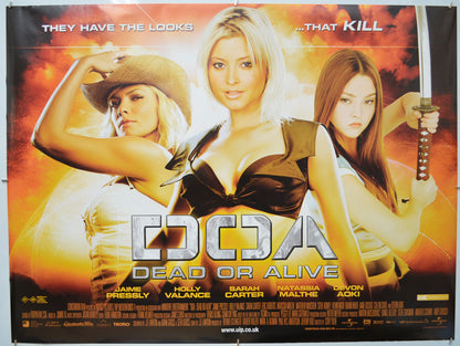 DOA - Dead Or Alive - Original Quad Poster - Film Poster - Movie Poster