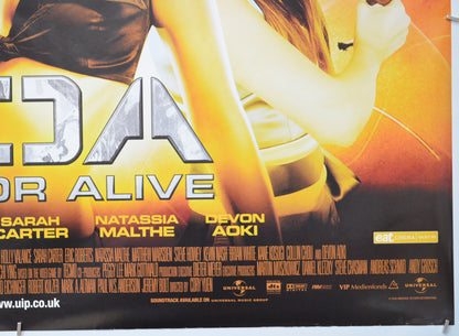 DOA - DEAD OR ALIVE (Bottom Right) Cinema Quad Movie Poster 