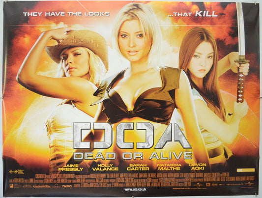 DOA - Dead Or Alive Original Quad Poster - Film Poster - Movie Poster