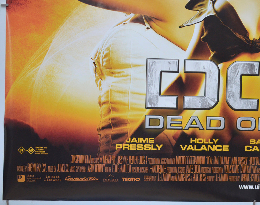 DOA - DEAD OR ALIVE (Bottom Left) Cinema Quad Movie Poster 