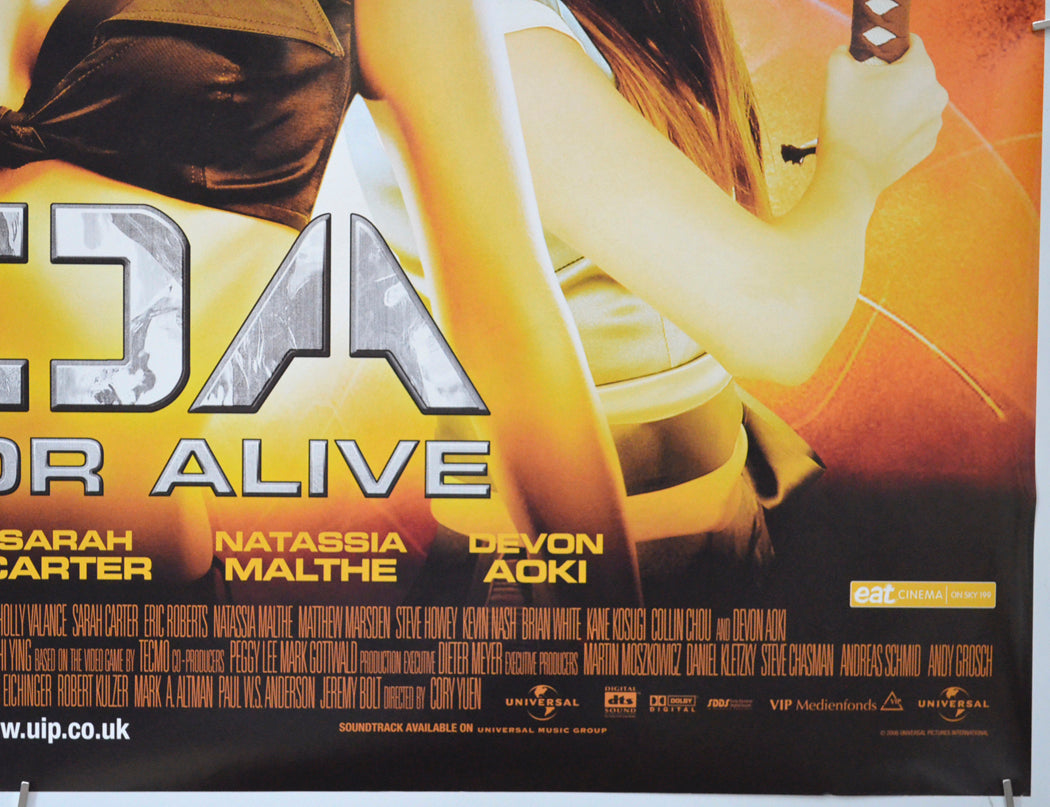 DOA - DEAD OR ALIVE (Bottom Right) Cinema Quad Movie Poster 