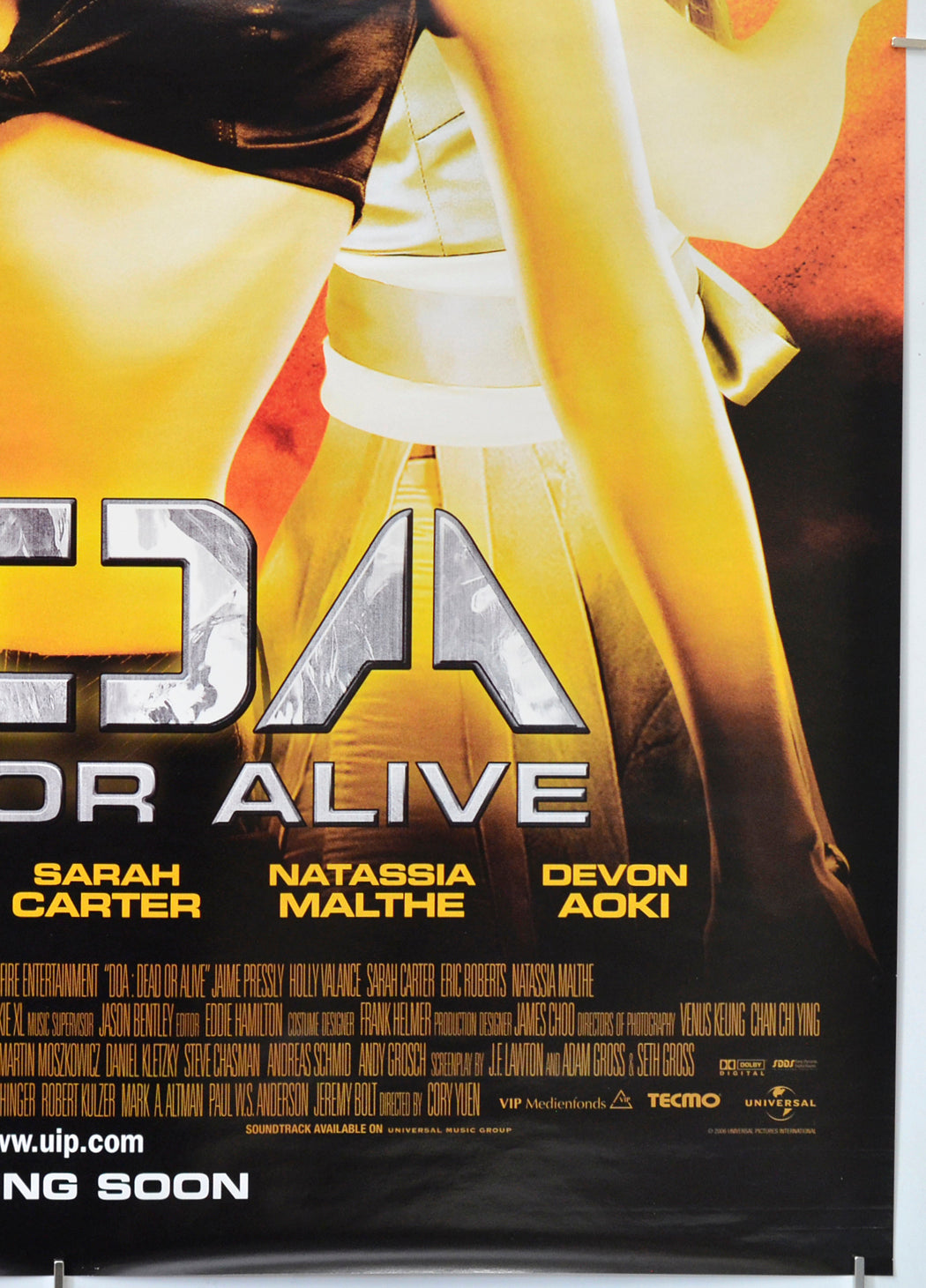 DOA - Dead Or Alive (Bottom Right) Cinema One Sheet Movie Poster 