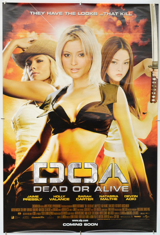 DOA - Dead Or Alive - Original One Sheet Poster - Film Poster - Movie Poster 