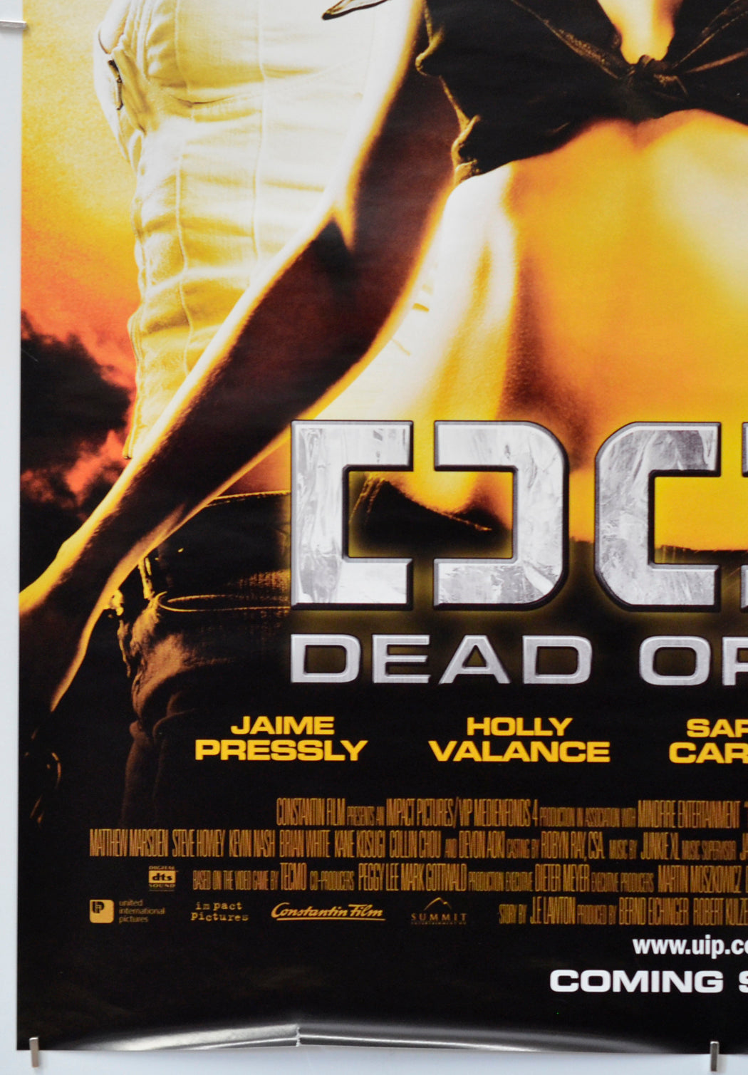 DOA - Dead Or Alive (Bottom Left) Cinema One Sheet Movie Poster 