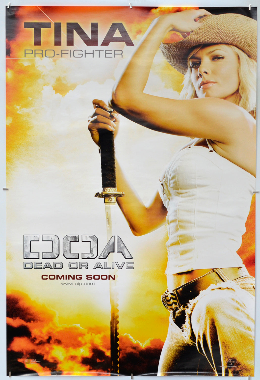 DOA - Dead Or Alive - Original One Sheet Poster - Film Poster - Movie Poster 