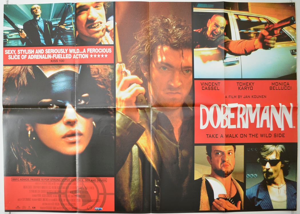 Dobermann   Original Quad Poster - Film Poster - Movie Poster 