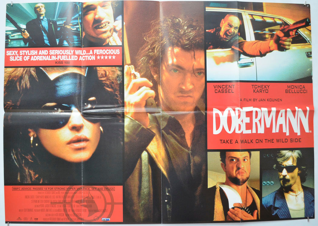 Dobermann Original Quad Poster - Film Poster - Movie Poster