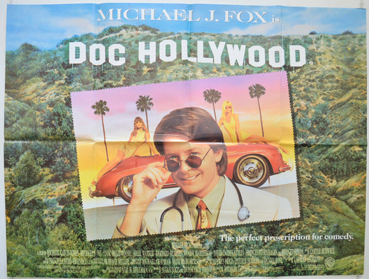 Doc Hollywood  Original British Quad Poster - Film Poster - Movie Poster 