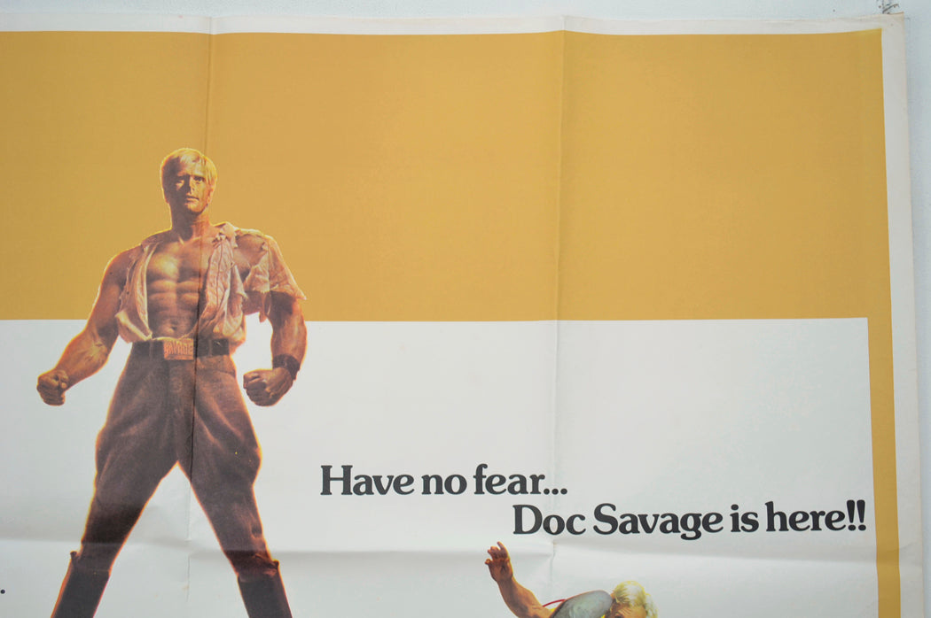 DOC SAVAGE - THE MAN OF BRONZE (Top Right) Cinema Quad Movie Poster 