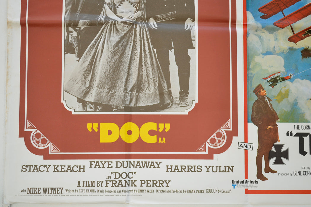 DOC / THE RED BARON (Bottom Left) Cinema Quad Movie Poster 