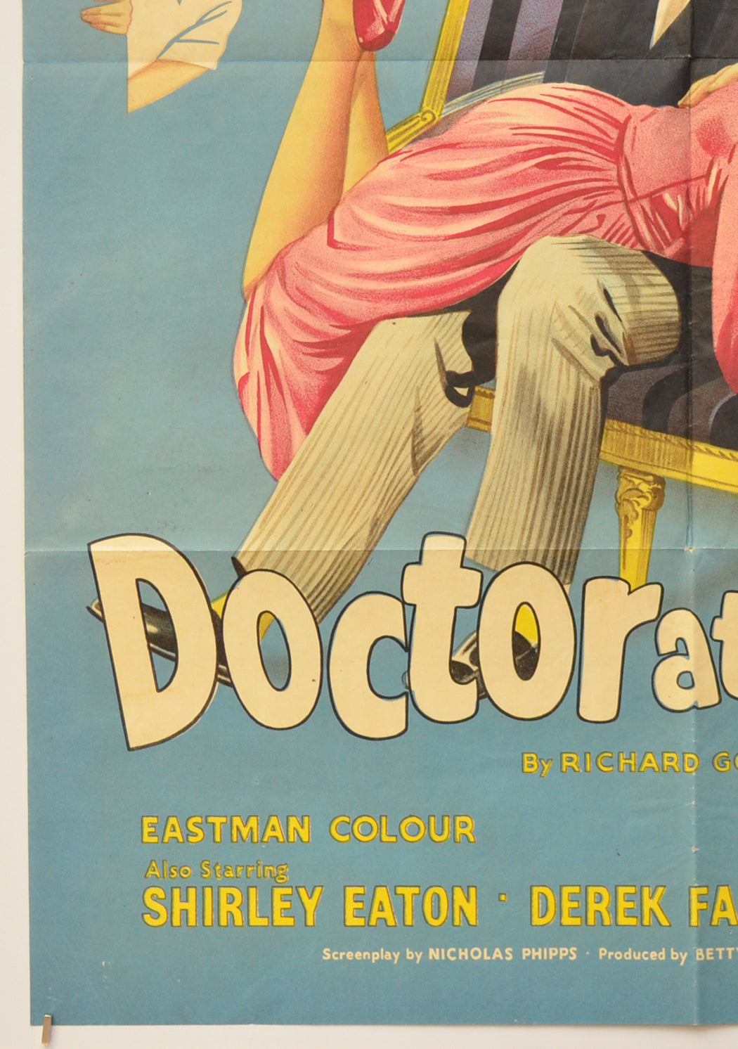 DOCTOR AT LARGE (Bottom Left) Cinema One Sheet Movie Poster 