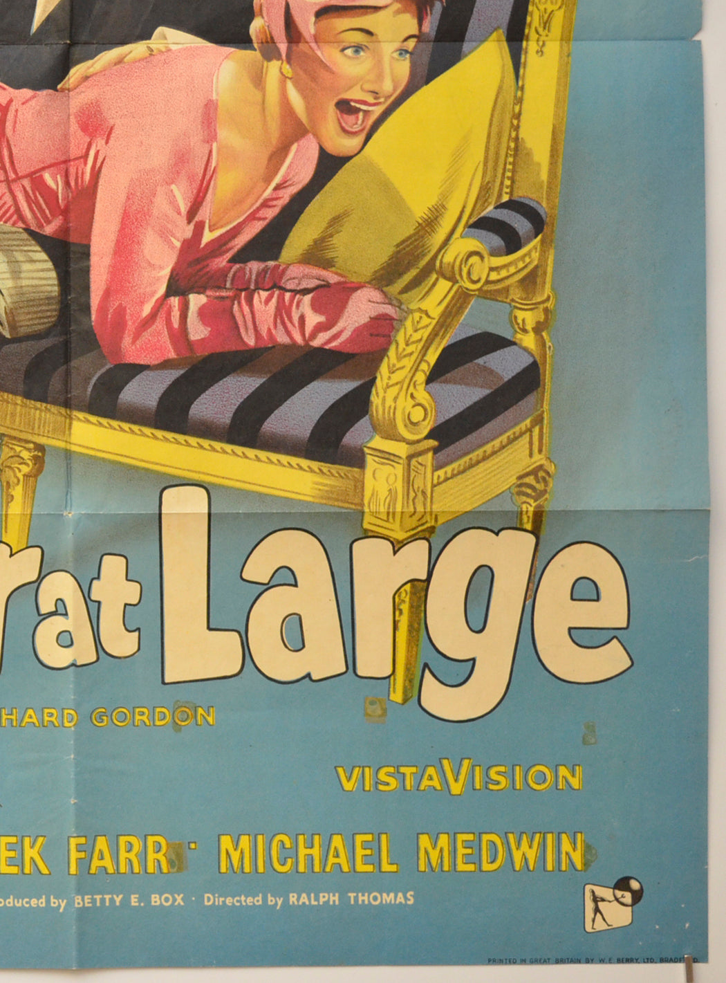 DOCTOR AT LARGE (Bottom Right) Cinema One Sheet Movie Poster 