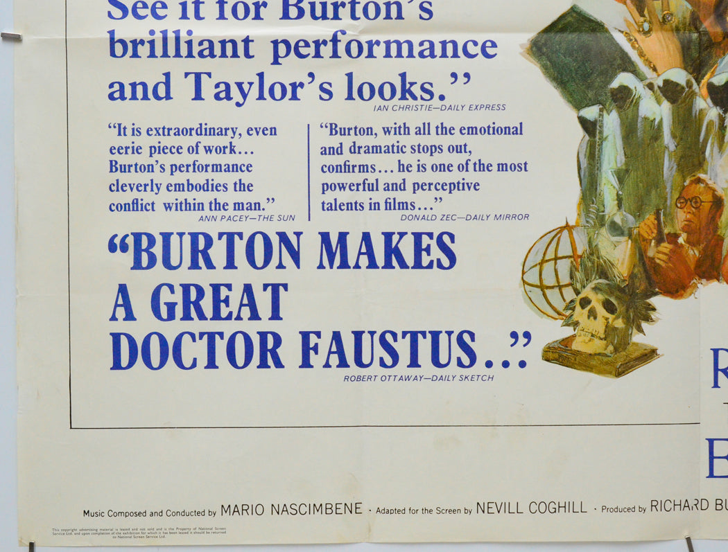 Doctor Faustus (Bottom Left) Cinema Quad Movie Poster 