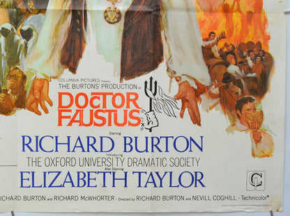 Doctor Faustus (Bottom Right) Cinema Quad Movie Poster 