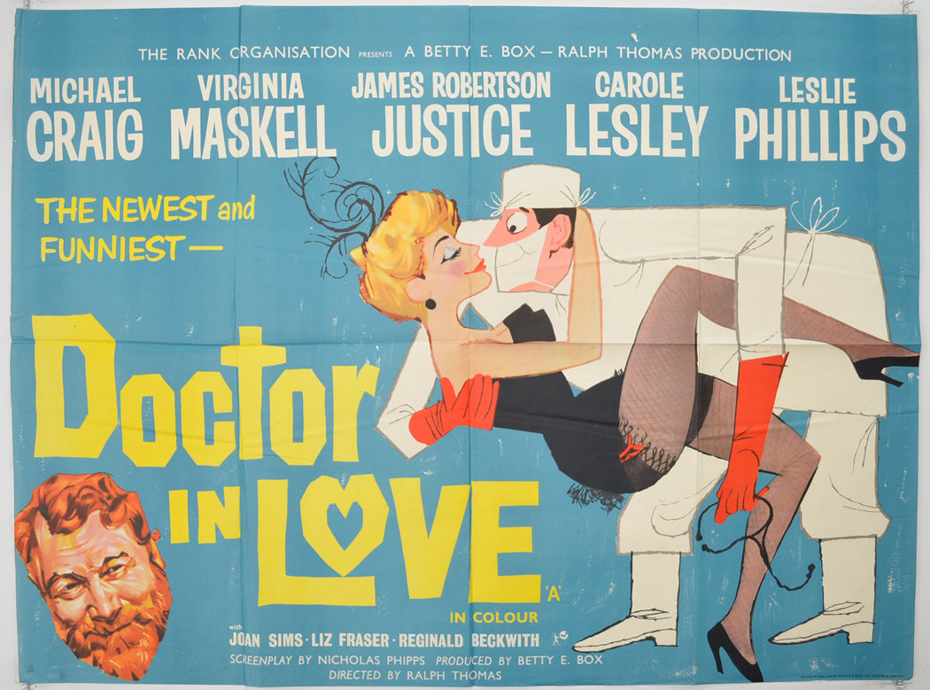 Doctor In Love  Original Quad Poster - Film Poster - Movie Poster