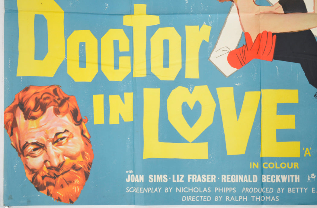 DOCTOR IN LOVE (Bottom Left) Cinema Quad Movie Poster 