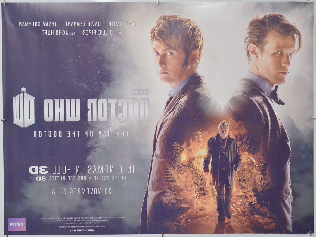 Doctor Who: The Day of the Doctor (Back) Cinema Quad Movie Poster 
