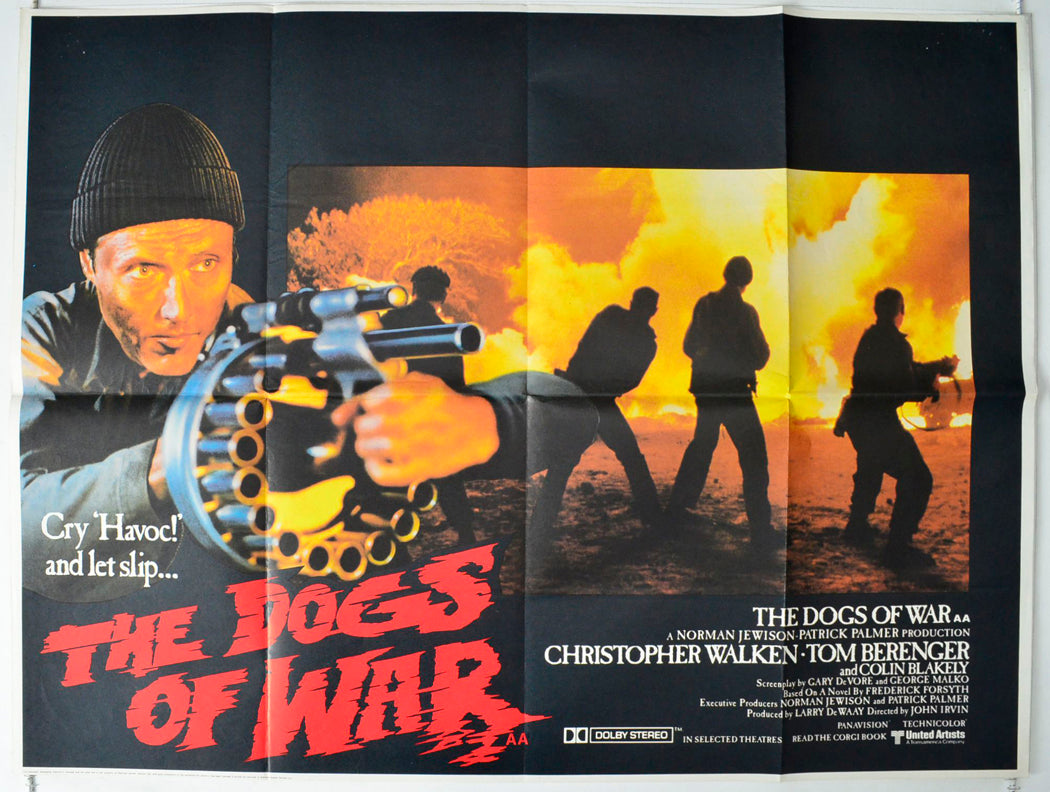 The Dogs Of War Original British Quad Poster - Movie Poster