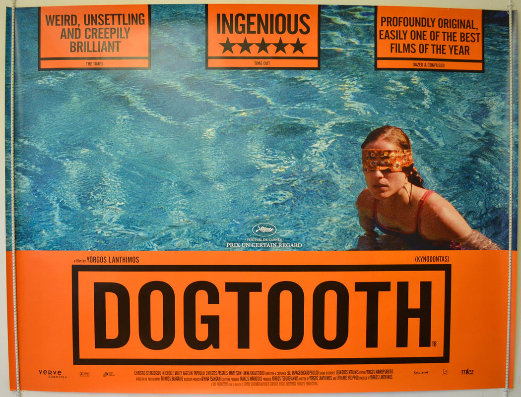 Dogtooth  (a.k.a. Kynodontas)  Original Quad Poster - Film Poster - Movie Poster 