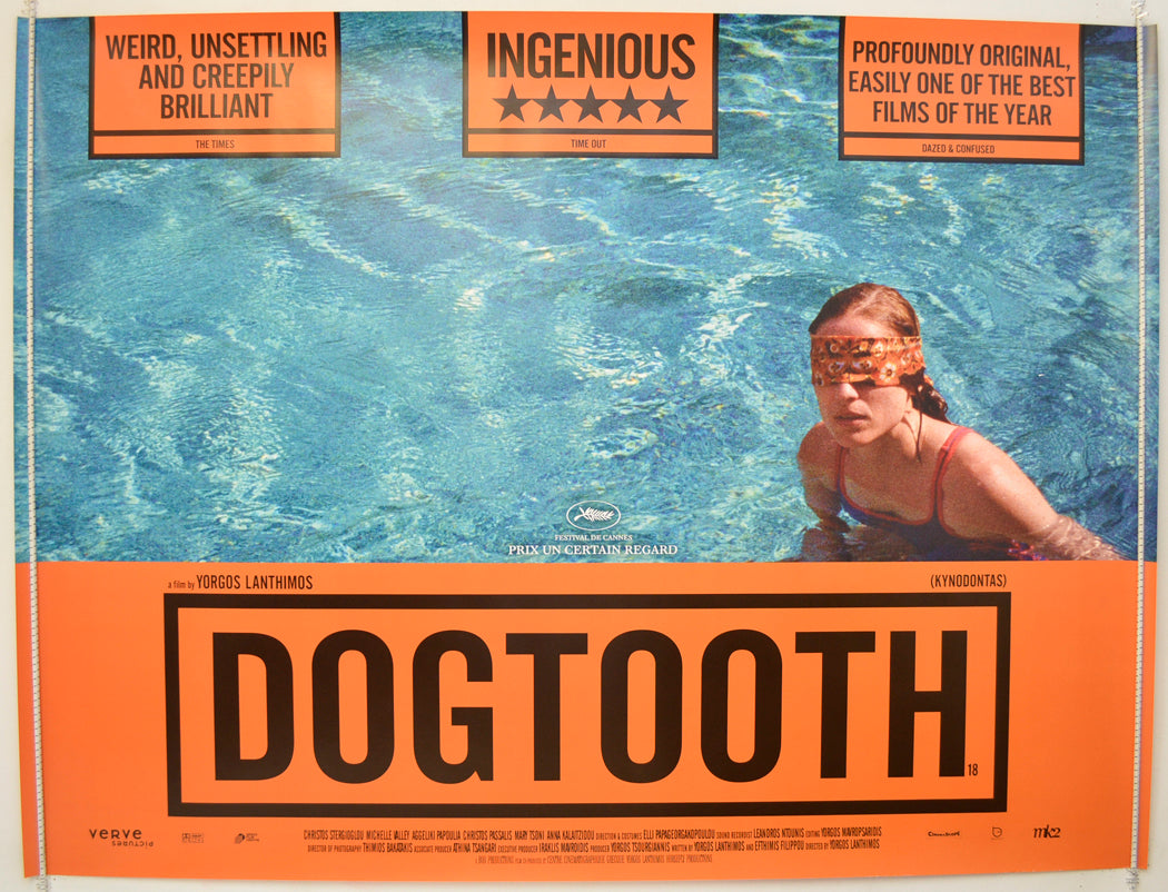 Dogtooth  (a.k.a. Kynodontas)   Original Quad Poster - Film Poster - Movie Poster