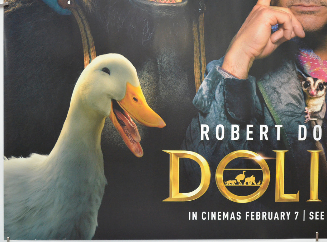 DOLITTLE (Bottom Left) Cinema Quad Movie Poster 