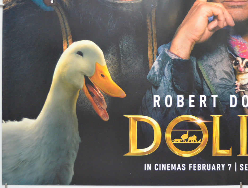 DOLITTLE (Bottom Left) Cinema Quad Movie Poster 