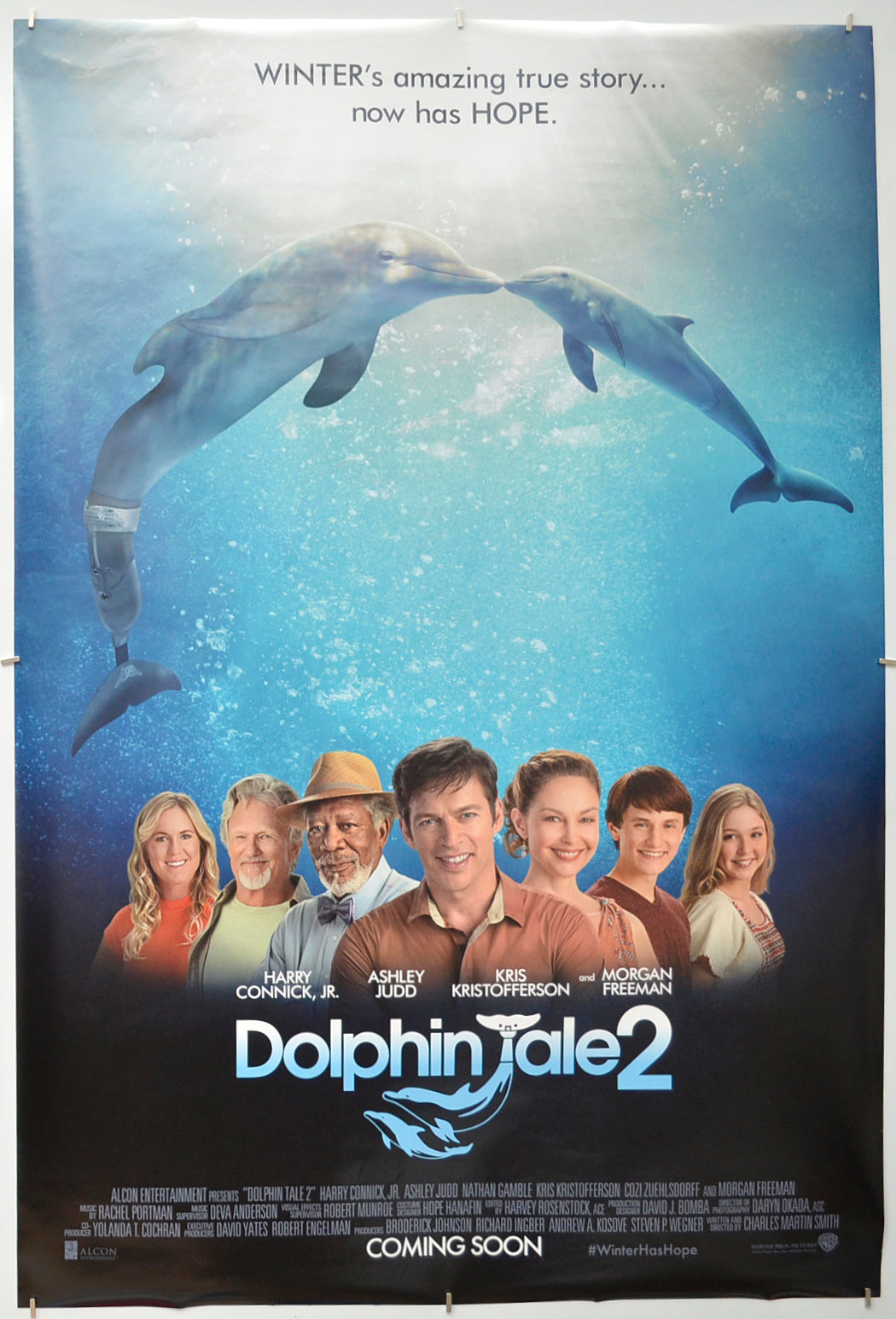 Dolphin Tale 2 Original One Sheet Poster - Film Poster - Movie Poster