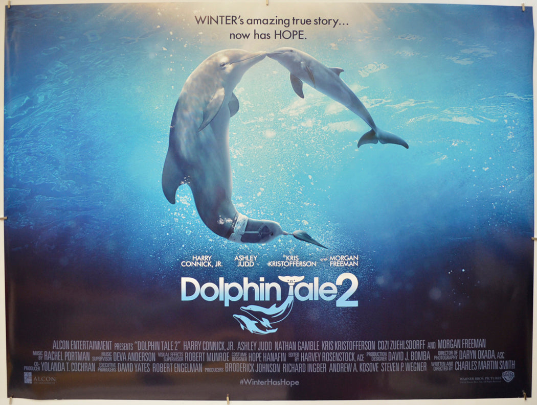 Dolphin Tale 2  Original Quad Poster - Film Poster - Movie Poster