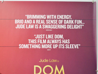 DOM HEMINGWAY (Top Right) Cinema Quad Movie Poster 