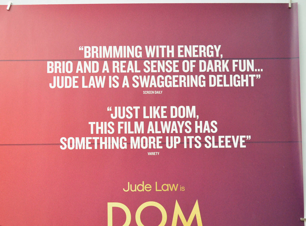 DOM HEMINGWAY (Top Right) Cinema Quad Movie Poster 