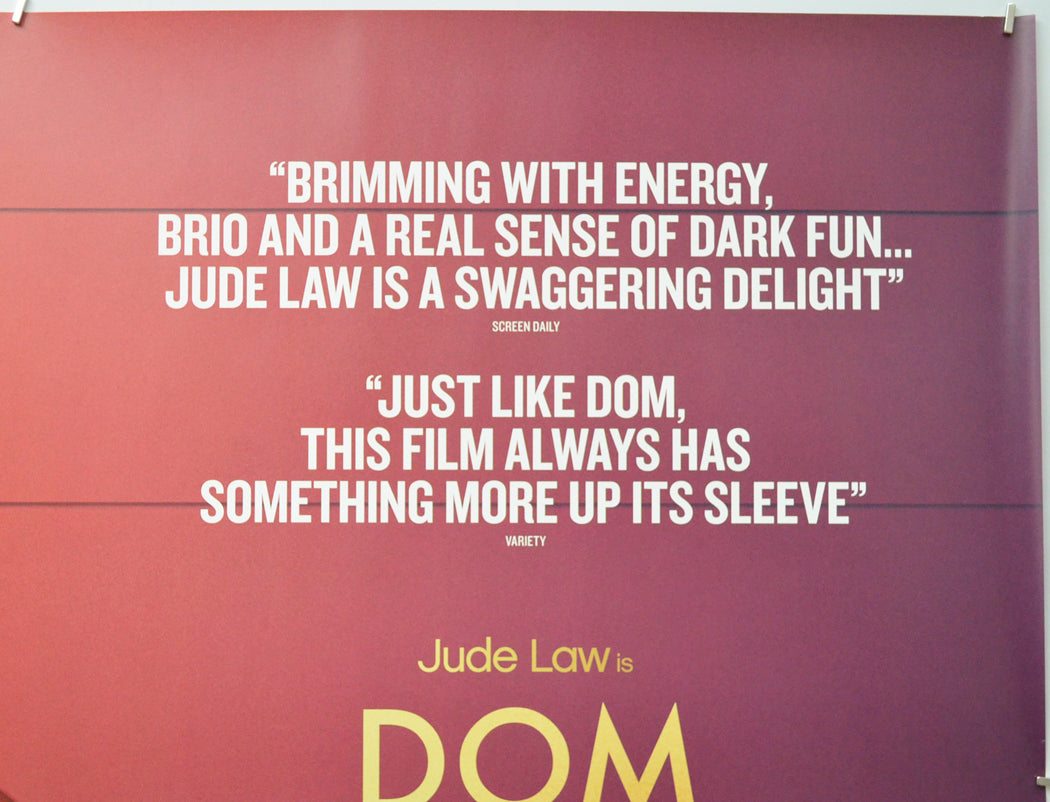 DOM HEMINGWAY (Top Right) Cinema Quad Movie Poster 