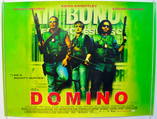 Domino Original British Quad Poster - Film Poster - Movie Poster 