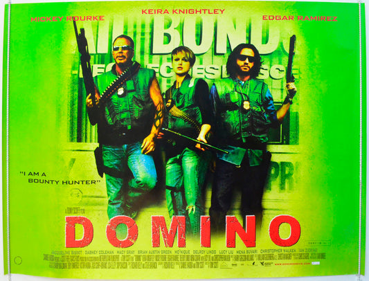 Domino Original British Quad Poster - Film Poster - Movie Poster 