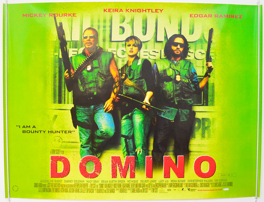 Domino Original Quad Poster - Film Poster - Movie Poster  