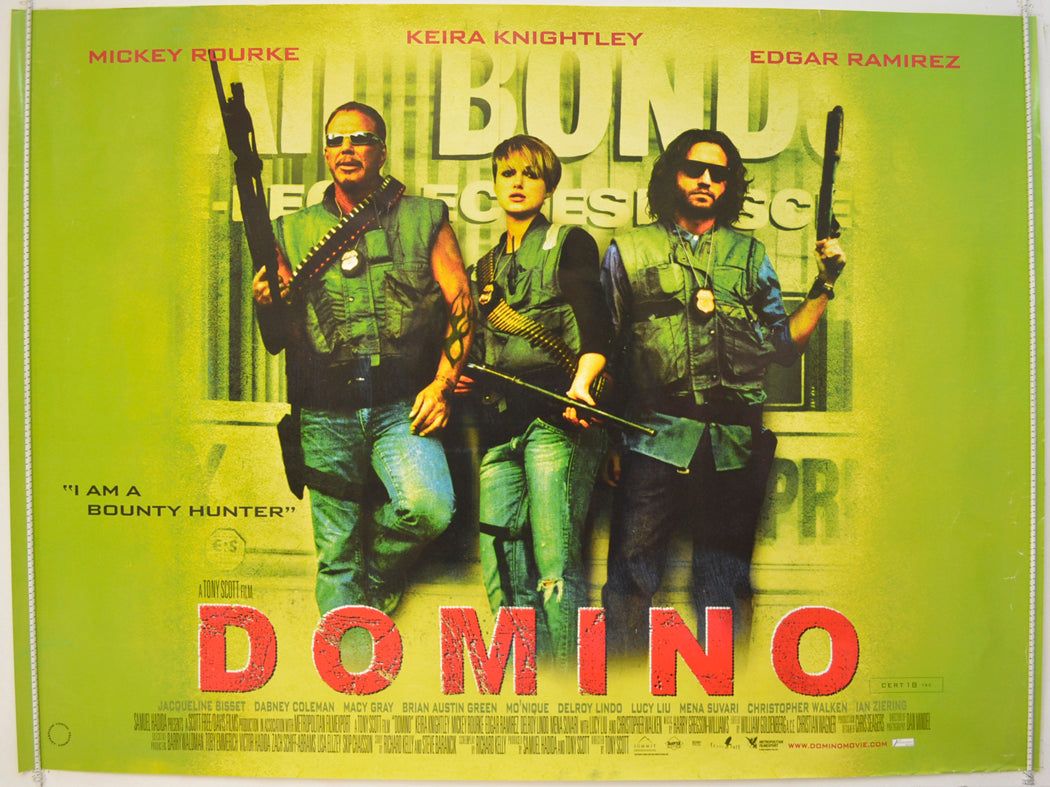 Domino  Original Quad Poster - Film Poster - Movie Poster 