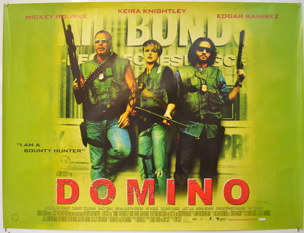 Domino Original Quad Poster - Film Poster - Movie Poster  