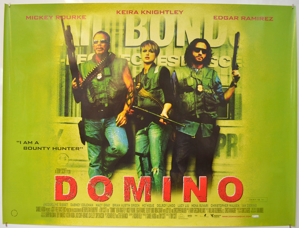 Domino Original Quad Poster - Film Poster - Movie Poster  