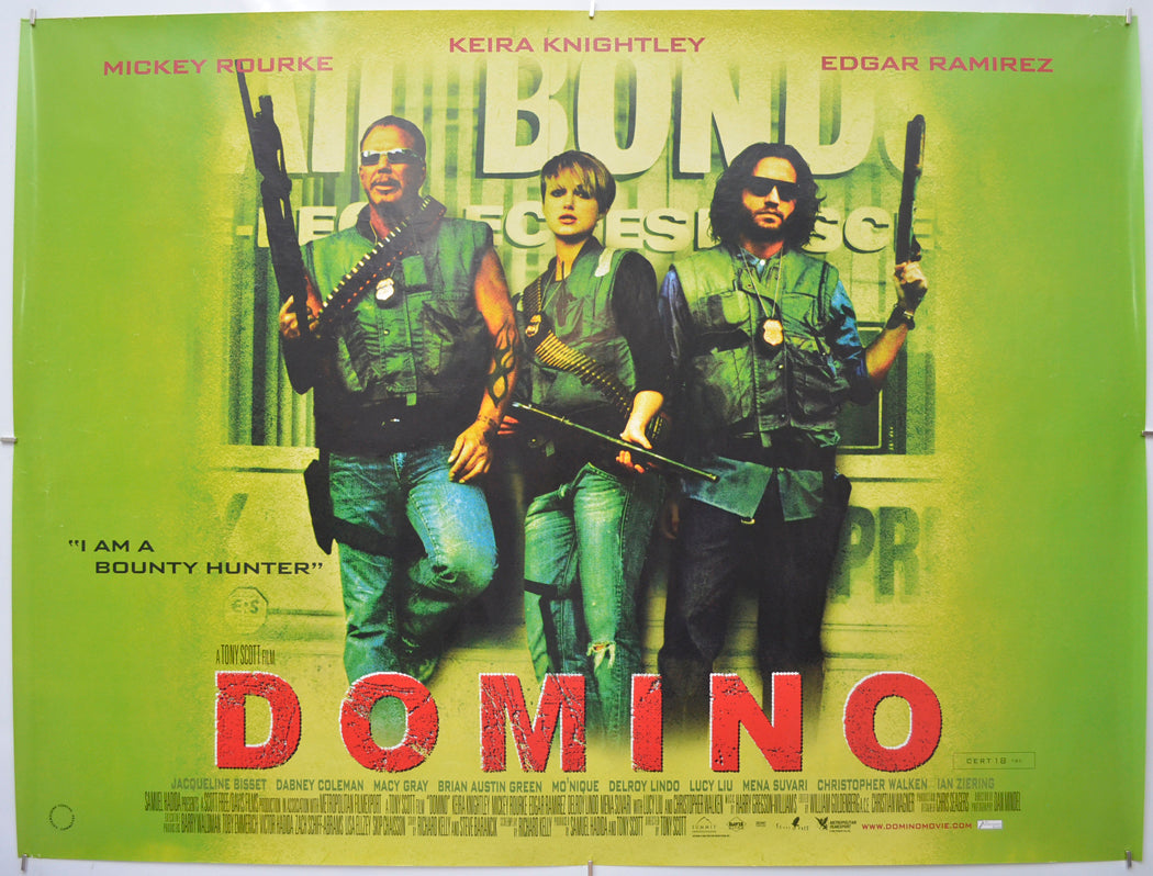 Domino Original Quad Poster - Film Poster - Movie Poster