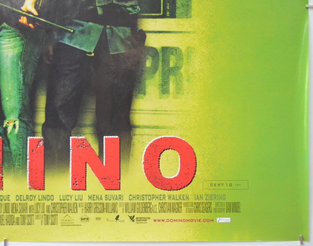 DOMINO (Bottom Right) Cinema Quad Movie Poster 