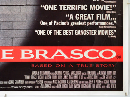 Donnie Brasco (Bottom Right) Cinema Quad Movie Poster 
