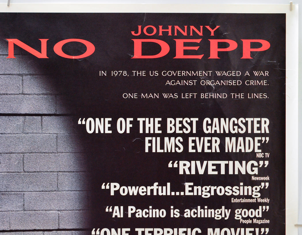 Donnie Brasco (Top Right) Cinema Quad Movie Poster 