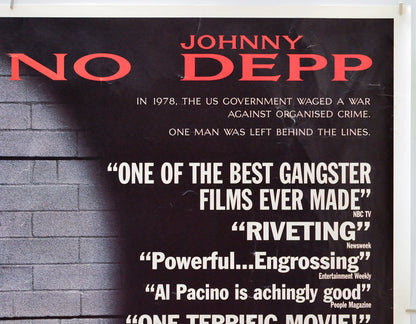 Donnie Brasco (Top Right) Cinema Quad Movie Poster 
