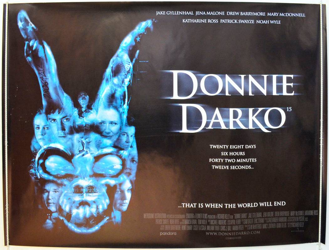 Donnie Darko Original British Quad Poster - Film Poster - Movie Poster 