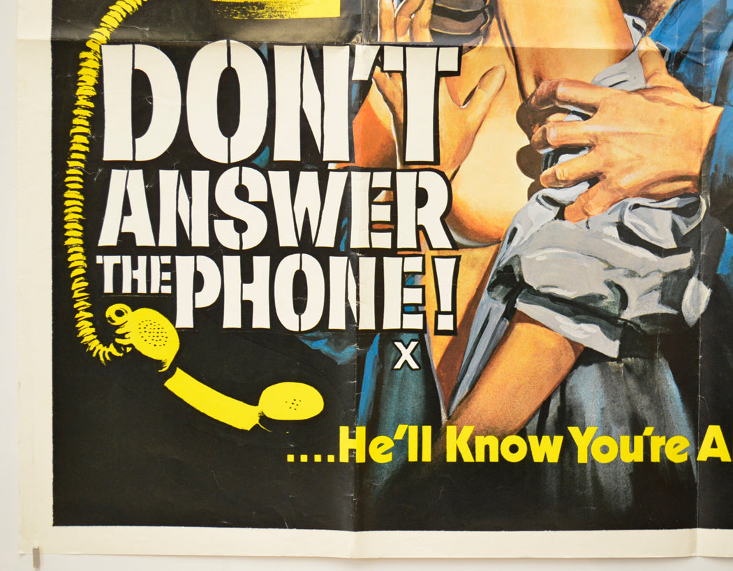 DON’T ANSWER THE PHONE / ANGELS HARD AS THEY COME (Bottom Left) Cinema Quad Movie Poster 