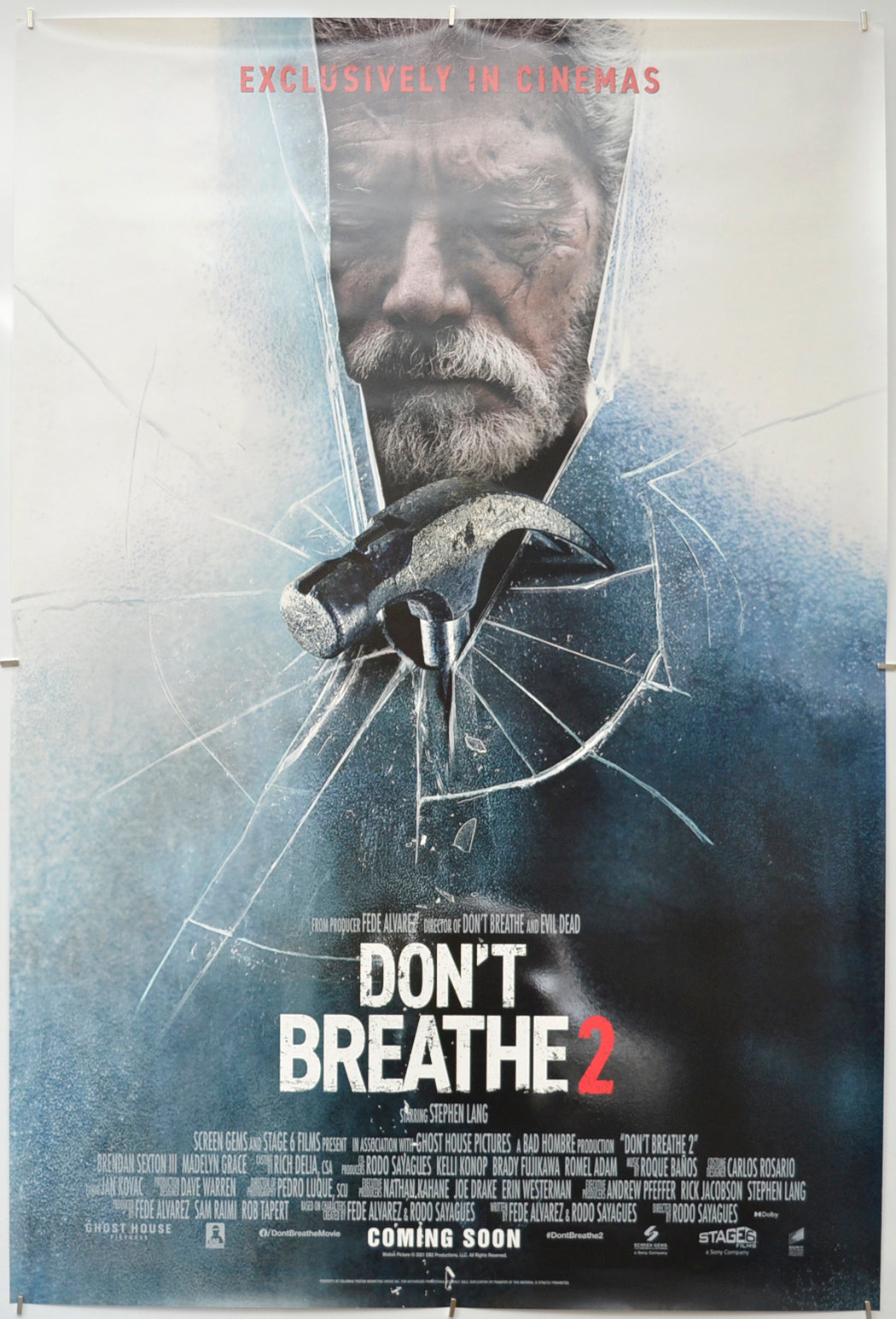 Don’t Breathe 2 - Original One Sheet Poster - Film Poster - Movie Poster