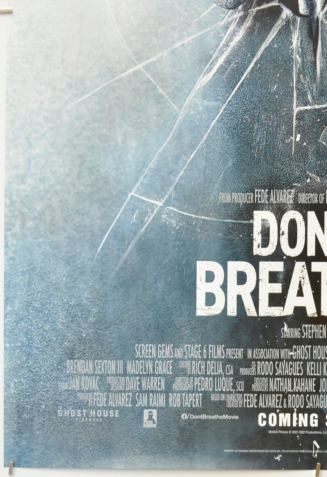 DON’T BREATHE 2 (Bottom Left) Cinema One Sheet Movie Poster 