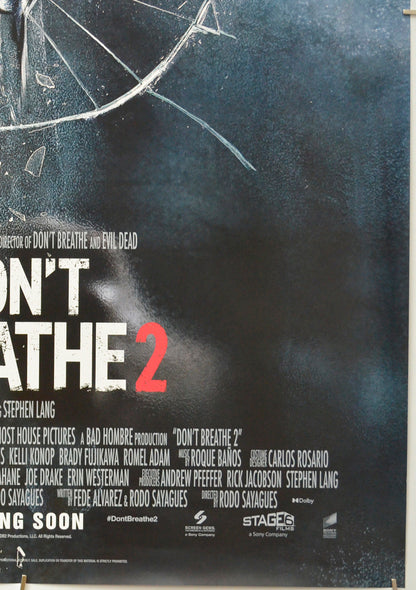 DON’T BREATHE 2 (Bottom Right) Cinema One Sheet Movie Poster 